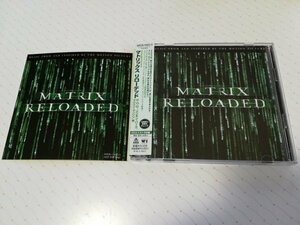 MATRIX RELOADED マトリックス・リローデッド SoundTrack 日本盤 2CD 帯あり 日本語解説書あり 特典ステッカーあり　　3-0208