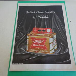 即決 広告 アドバタイジング アメ車 キャデラック ブルー １９５０ｓ ビール ＢＥＥＲ ＭＩＬＬＥＲ レトロ ミッドセンチェリーの画像2