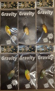 新品未使用品　グラビティ Deep Paradox Gravity ディープパラドックス　1.65g 6枚セット　#3 , 6 , 7 , 10 , 11 , 18　ソルティマジョーラ