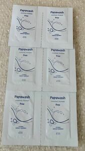 ESS papa woshu free enzyme face-washing composition sample 6 batch sample 