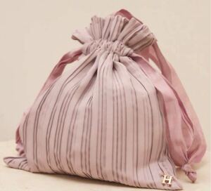 herlipto her lip to HLT MINI BAG ハーリップトゥ　ミニバッグ　巾着　ポーチ ノベルティ　限定　小嶋陽菜　こじはる