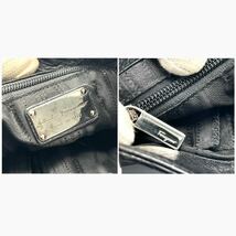 1円〜極美品【入手困難】Salvatore Ferragamo フェラガモ ショルダーバッグ サコッシュ レザー 本革 ガンチーニ ボディ ビジネス メンズ 黒_画像10