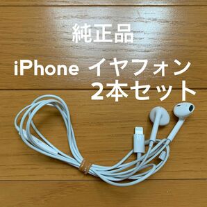 【純正品】iPhoneイヤフォン　2本