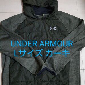 UNDER ARMOUR フロントナイロンパーカー Lサイズ グリーン