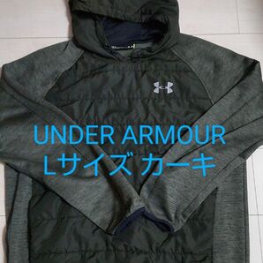 UNDER ARMOUR　フロントナイロンパーカー　Lサイズ グリーン