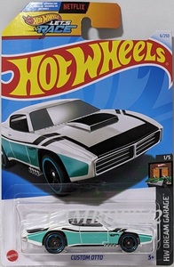 2024 #006-2 ホットウィール Custom Otto カスタム オットー Hot Wheels HW Dream Garage 1/5 White