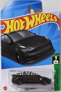 2024 #015-2 ホットウィール Tesla Model Y テスラ モデル Y Hot Wheels HW Green Speed 3/10