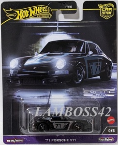 2024 #0 ホットウィール '71 Porsche 911 71 ポルシェ 911 Hot Wheels エキゾチック エンヴィー Exotic Envy チェイス Chase 日本未発売