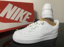 新品24cmNIKEナイキ コートビジョンLOホワイト白AF1エアフォース1 好きにコートヴィジョンcourtvision_画像1