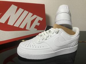 新品24cmNIKEナイキ コートビジョンLOホワイト白AF1エアフォース1 好きにコートヴィジョンcourtvision