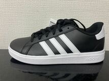 新品23.5cmアディダスadidas GRAND COURT 2.0Kキッズレディーススニーカーホワイトブラック白黒_画像7