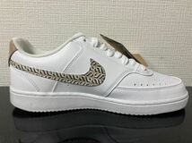 新品24.5cmナイキコートビジョンホワイトクリーム COURTVISION白ベージュエアフォース1AF1好きにNIKEレディーススニーカー_画像7