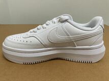 新品24.5cmナイキコートビジョンアルタホワイト白LTR COURTVISIONエアフォース1AF1好きに厚底スニーカーNIKEレディーススニーカー_画像8