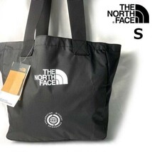 1円～!売切!【正規新品】THE NORTH FACE EWC TOTE S トート バッグ エコバッグ US限定 大容量 軽量 シンプル 耐久性 お買い物(S)黒180626-5_画像1