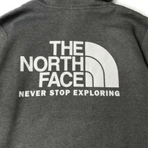 1円～!売切!【正規新品】THE NORTH FACE THROWBACK HOODIE プルオーバー パーカー US限定 男女兼用 裏起毛 ビッグロゴ(M)グレー181130-30_画像3