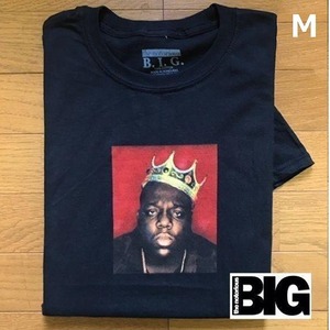 売切り【正規新品】ノトーリアスB.I.G. The Notorious B.I.G. フェイス フォトプリント Tシャツ【M】黒 新品 アメリカ買付 180718