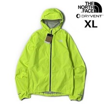 1円～!売切!【正規新品】THE NORTH FACE◆HIGHER RUN JACKET フルジップ マウンテンパーカー US限定 撥水 軽量 ランニング(XL)黄 180915-25_画像2