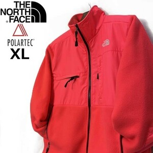 1円～!売切!【正規新品】THE NORTH FACE◆DENALI JACKET フリース デナリ フルジップ US限定 肉厚 ポーラテック(XL)赤 ピンク 181024-90