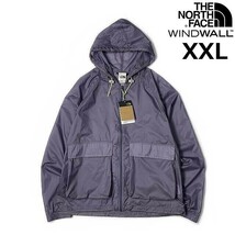 1円～!売切!【正規新品】THE NORTH FACE◆HERITAGE WIND JACKET フルジップ ウィンド パーカー US限定 ナイロン 防風(XXL)紫 ② 180915-5_画像2