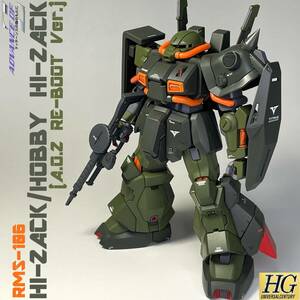 HGUCハイザック/ホビーハイザック(A.O.Z RE-BOOT Ver.)コンパチブル改修・塗装済み完成品