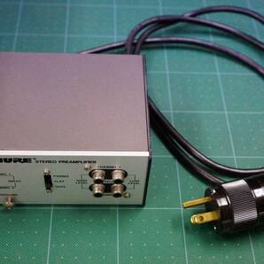 SHURE MODEL M64A STEREO PREAMPLIFIER フォノイコライザー プリアンプ シュアーの画像2