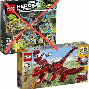 LEGO レゴ 31032 クリエイター ファイヤードラゴン　欠品あり　クリエーター　レゴブロック