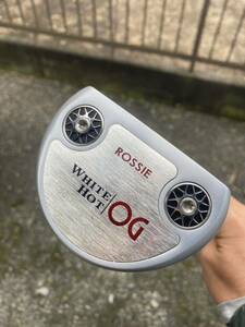 【超美品】オデッセイ WHITE HOT ホワイトホット OG ROSSIE ロッシー S / 新品スーパーストロークグリップ