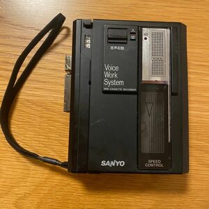 ジャンク SANYO MR-55 ポータブルカセットテープレコーダー