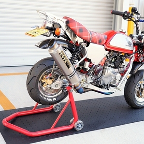 新バージョン モンキー125 リヤメンテナンススタンド ワイド青 【ミニモト】【minimoto】【ホンダ 4mini】【ツーリング】【カスタム】の画像5