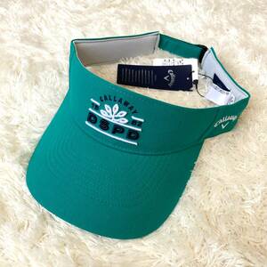  new goods unused Callaway Callaway men's sun visor green green spring summer visor unisex lady's hat cap Golf 