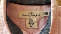 H&M長袖シャツ キッズトップス　110サイズ　綿100%　双子　フォーマル　_画像3