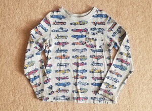 GAP キッズ　ロンT　110サイズ　5years 綿100%　長袖Tシャツ トップス　男の子　ギャップ　車