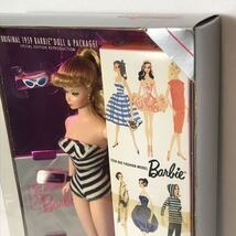 未開封 35th Anniversary barbie 35周年記念 1959 復刻版 バービー 人形 金髪 DOLL ＆ PACKAGE 箱入り　マテル社_画像4