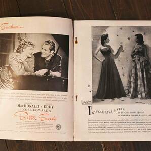 0692 洋書 雑誌 1940年 Picture Play 12月号 1940s ニュース 写真 ファッション 美容 貴重資料 ヴィンテージの画像5