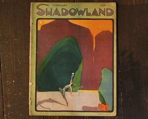 0695　洋書 雑誌 Shadowland 年代不明 2月号 美術 ポエム 貴重資料　ヴィンテージ