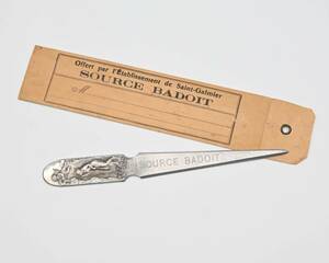 0807 нож для бумаги SOURCE BADOIT aluminium Франция производства Vintage 
