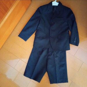 Moujonjon　スーツ　黒　110cm 入学式 男の子 卒園式 発表会 フォーマルスーツ