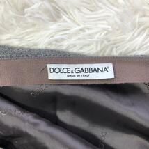 DOLCE&GABBANA ドルチェアンドガッパーナ スカート 膝丈 タイト グレー レディース 女性 40 M L ボトムス_画像6