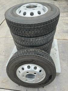 f98 アルコア アルミホイール 17.5×6.00 ブリヂストン 225/80R17.5 M888 6本セット