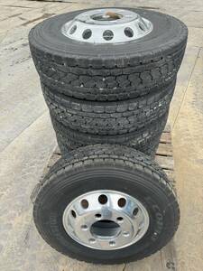 f99aru core легкосплавные колесные диски 17.5×6.00 Bridgestone 225/80R17.5 M801 6 шт. комплект 