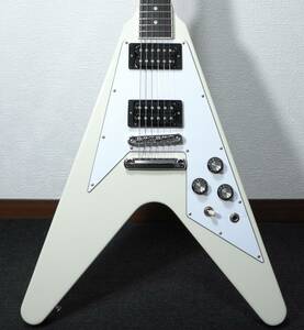 美品 2020年製 Gibson 70s Flying V Classic White