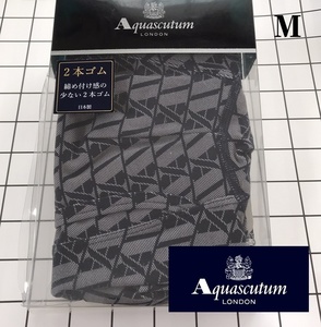 定価3630円 Mサイズ 〈Aquascutum〉アクアスキュータム ボクサーウエスト二本ゴム仕様 日本製 ボクサーブリーフ M 肌着 下着