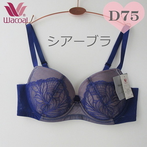 定価￥6,380円 D75 新品 ワコール Ｓｈｅｅｒ　Ｂｒａ　シアーブラ 軽くてラクなブラジャー ワコール D75