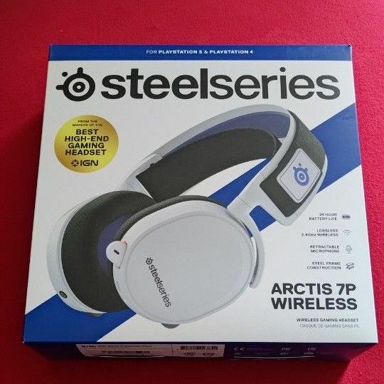 美品 最安値 SteelSeries Arctis 7P ワイヤレス ゲーミングヘッドセット 無線