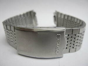 [YT-B37-84]SEIKO/ Seiko original breath, stainless steel belt 1.7cm?1.8cm? total length 15.3cm~ 32.1g silver color 