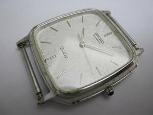 [YT-B38-21]SEIKO/ Seiko 9531-5000 DOLCE, Dolce 3 hands QZ silver color face only operation goods 