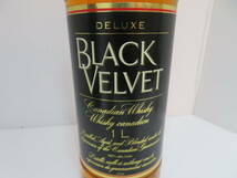 古酒　ブラック　ベルベット　デラックス　1985　カナディアン　ウイスキー　未開栓　1000ｍｌ　40％　箱付　Black　Velvet　Deluxe_画像5