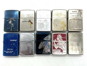 ■ Zippo WINDY ウィンディ VARGA GIRL バルガガール ジッポ ジッポー 10個 まとめて SILVER PLATE 1937 レプリカ ヴィンテージ 現状品