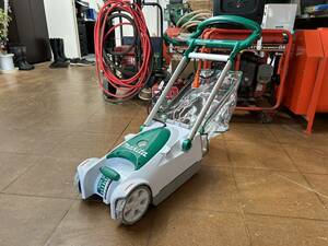 [ Kyoto ] Makita lawnmower MLM2301. width 230mm cord length 10m 100V powerful motor . height adjustment 8 -step operation verification ending 