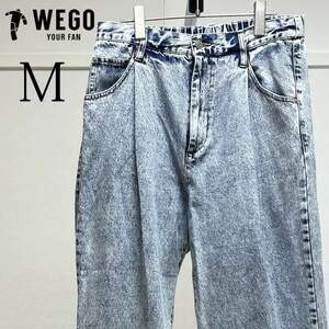 WEGOウィゴー/ワイドタックデニムWIDE DENIM SLACKS/M